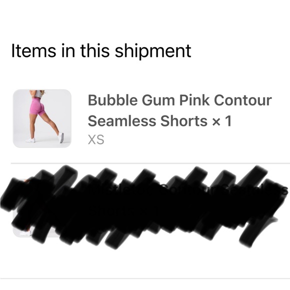 pink bubblegum nvgtn contour shorts - Picture 2 of 2